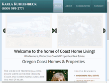 Tablet Screenshot of coasthomeliving.com